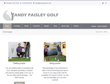 Tablet Screenshot of andypaisley.com